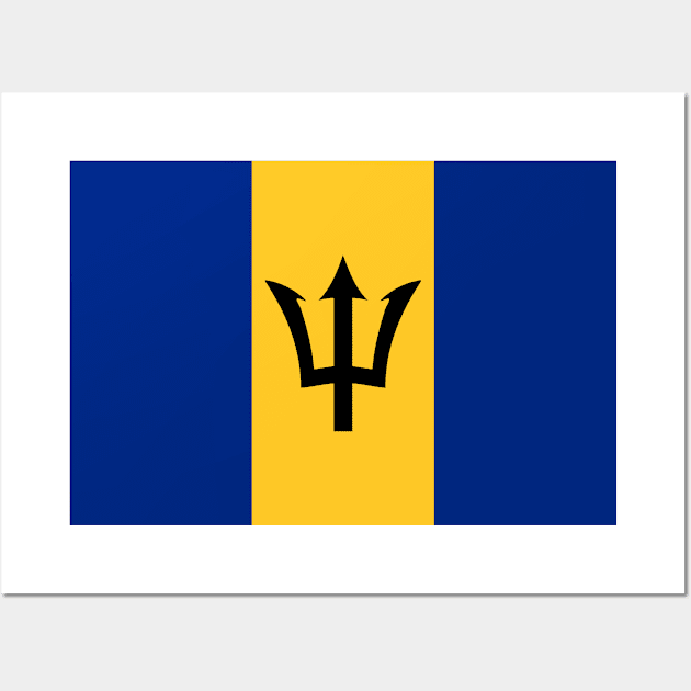 Barbados Flag Wall Art by Historia